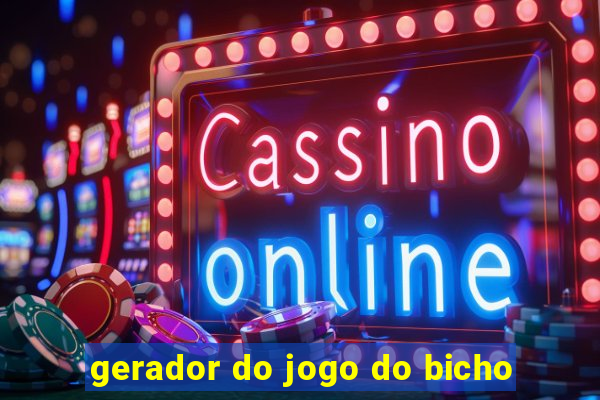 gerador do jogo do bicho