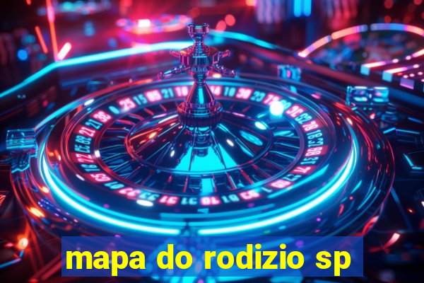 mapa do rodizio sp